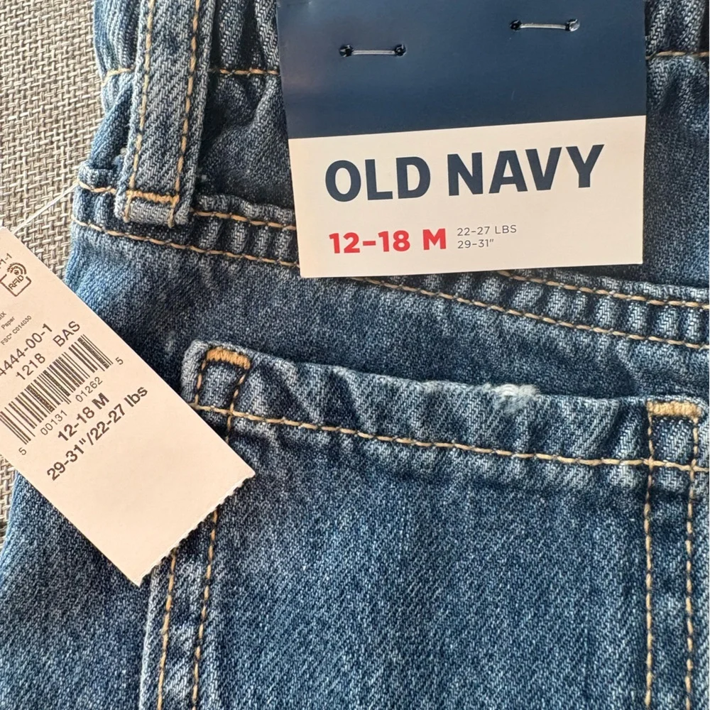 NWT Old Navy Denim Miniskirt for Baby Girls Size 12-18M
